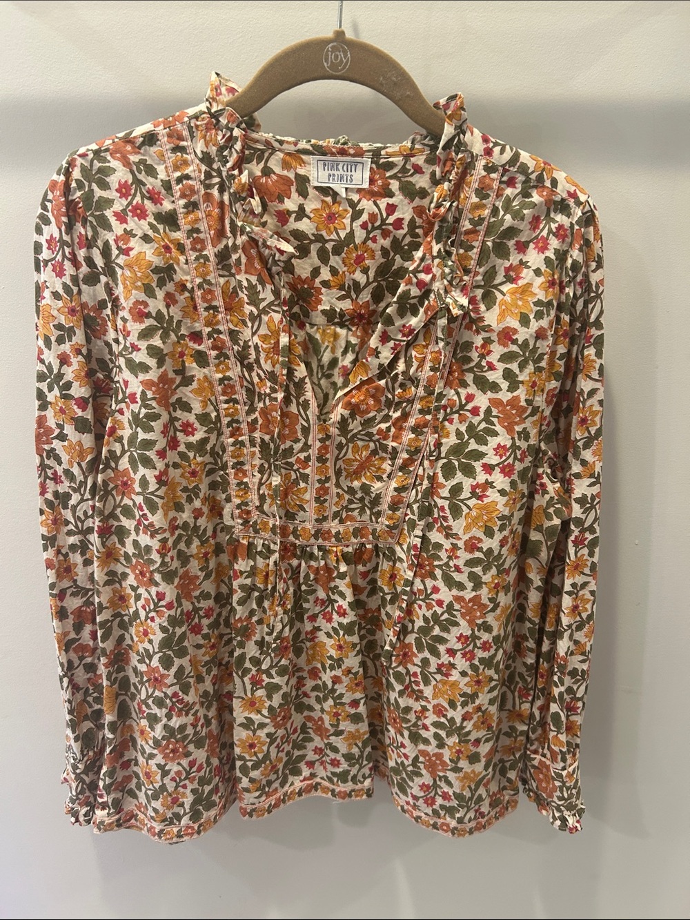Pink City Prints Blouse in Multi